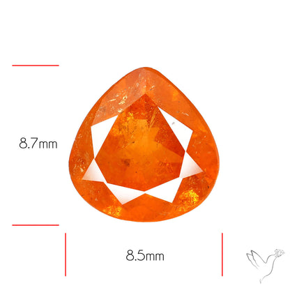 Spessartite Orange Garnet Faceted Fine Gemstone