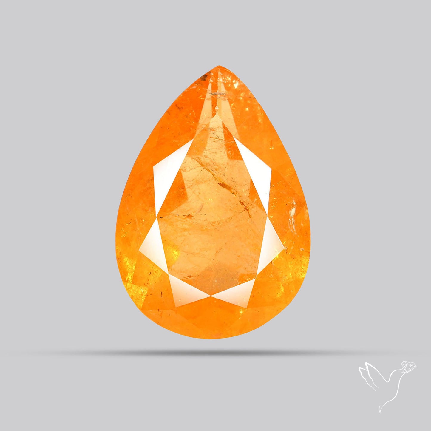 Spessartite Orange Garnet Faceted Fine Gemstone