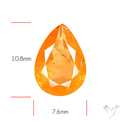 Spessartite Orange Garnet Faceted Fine Gemstone