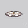 Lepidocrocite and Goethite In Quartz Faceted Fine Gemstone