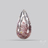 Lepidocrocite and Goethite In Quartz Faceted Fine Gemstone