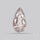 Lepidocrocite and Goethite In Quartz Faceted Fine Gemstone
