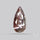 Lepidocrocite and Goethite In Quartz Faceted Fine Gemstone