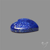 Azurite Heart Cabochon