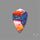 Spiny Oyster Mohave Turquoise Cabochon
