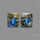 Rare Azurite in Matrix Pair