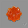 Carnelian Agate Flower Carving