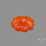Carnelian Agate Flower Carving