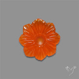 Carnelian Agate Flower Carving