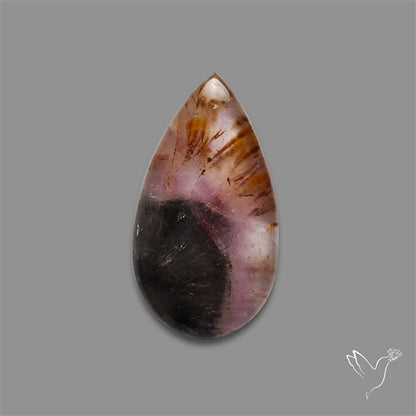 Super Seven Amethyst with Cacoxenite Cabochon