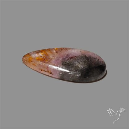 Super Seven Amethyst with Cacoxenite Cabochon