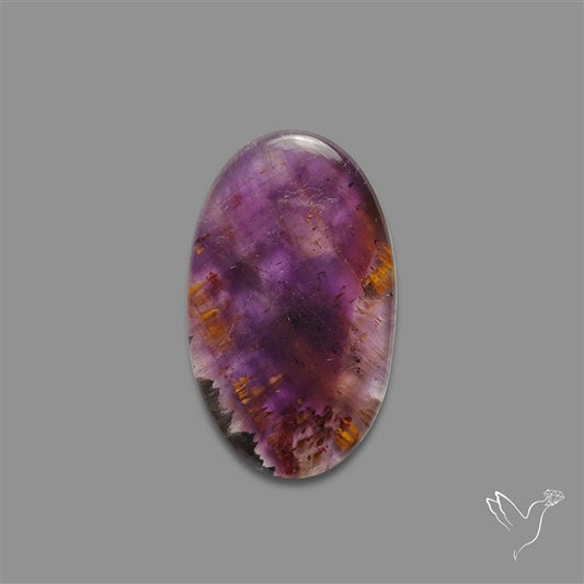 Super Seven Amethyst with Cacoxenite Cabochon
