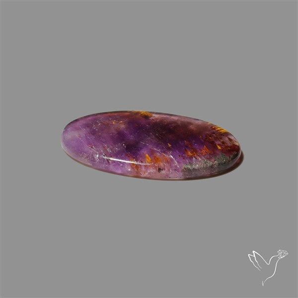 Super Seven Amethyst with Cacoxenite Cabochon