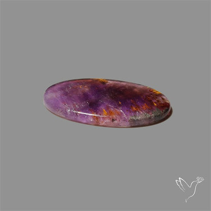 Super Seven Amethyst with Cacoxenite Cabochon