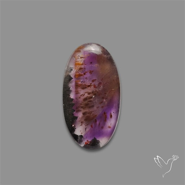 Super Seven Amethyst with Cacoxenite Cabochon