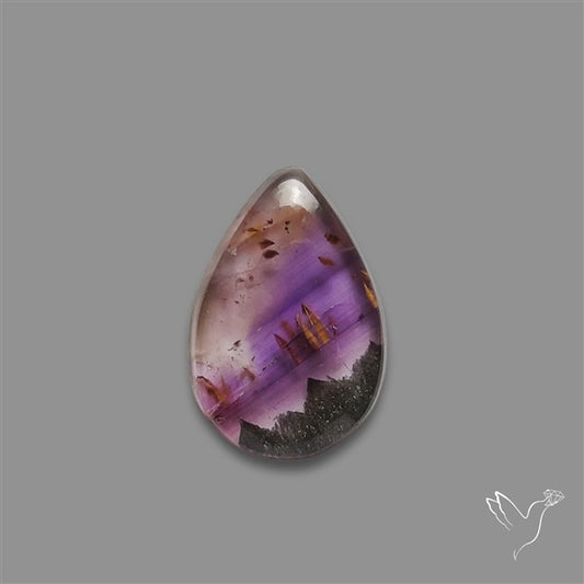 Super Seven Amethyst with Cacoxenite Cabochon
