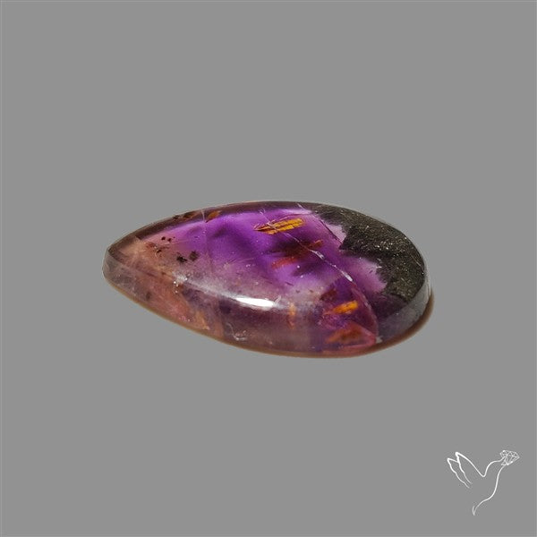 Super Seven Amethyst with Cacoxenite Cabochon