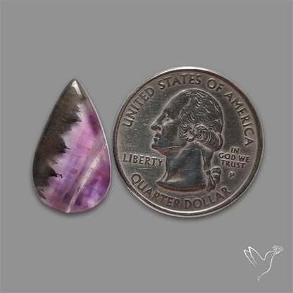 Super Seven Amethyst with Cacoxenite Cabochon