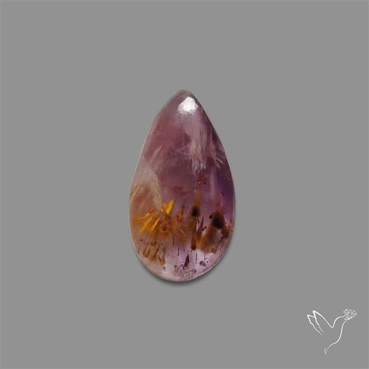 Super Seven Amethyst with Cacoxenite Cabochon