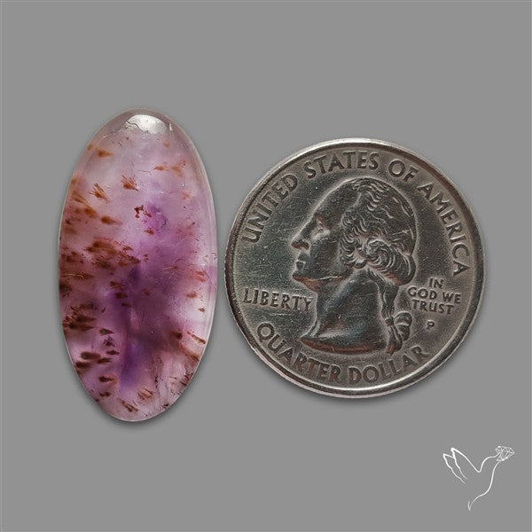 Super Seven Amethyst with Cacoxenite Cabochon