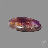 Super Seven Amethyst with Cacoxenite Cabochon