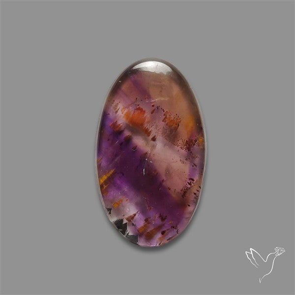 Super Seven Amethyst with Cacoxenite Cabochon