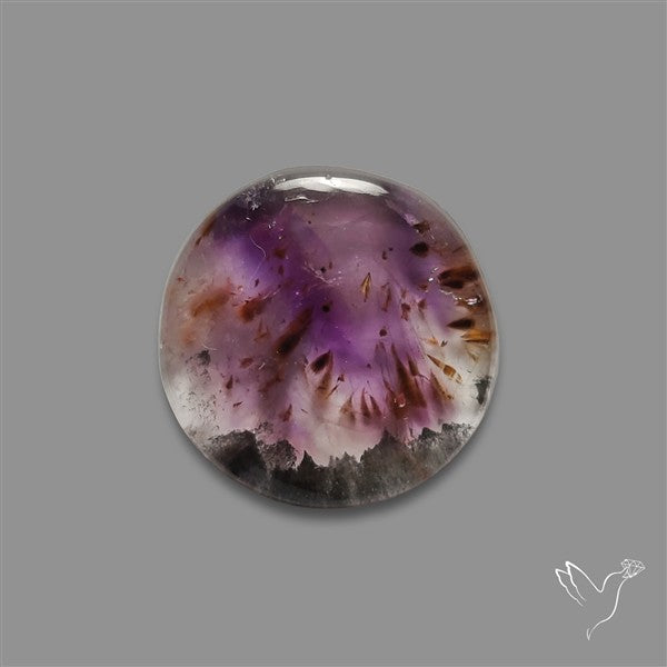 Super Seven Amethyst with Cacoxenite Cabochon