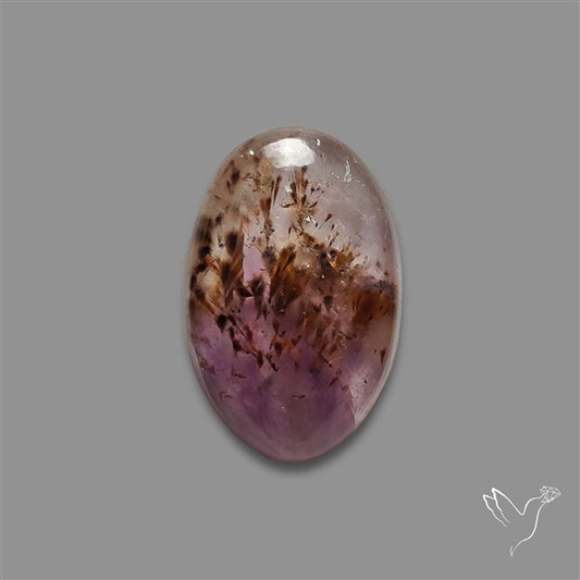 Super Seven Amethyst with Cacoxenite Cabochon