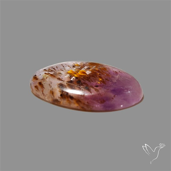 Super Seven Amethyst with Cacoxenite Cabochon