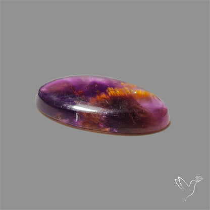 Super Seven Amethyst with Cacoxenite Cabochon