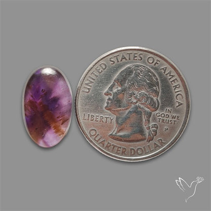 Super Seven Amethyst with Cacoxenite Cabochon