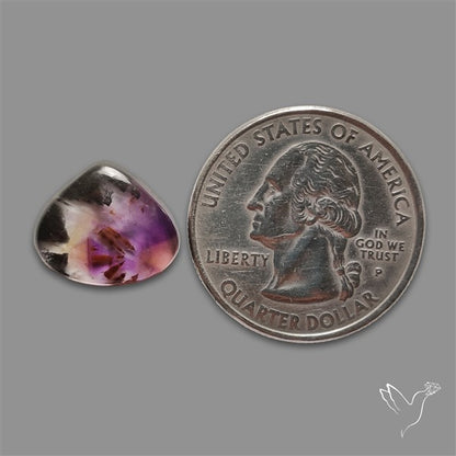 Super Seven Amethyst with Cacoxenite Cabochon