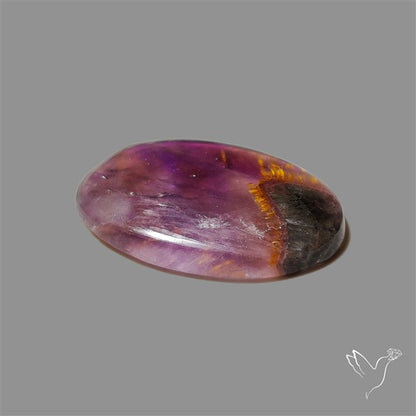 Super Seven Amethyst with Cacoxenite Cabochon