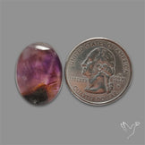 Super Seven Amethyst with Cacoxenite Cabochon