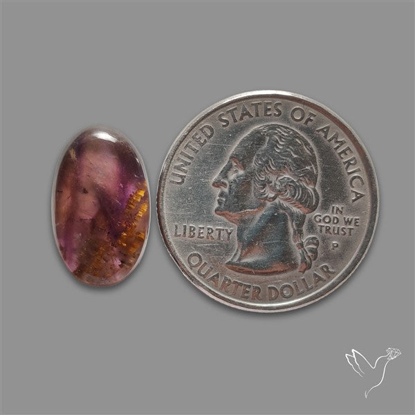 Super Seven Amethyst with Cacoxenite Cabochon