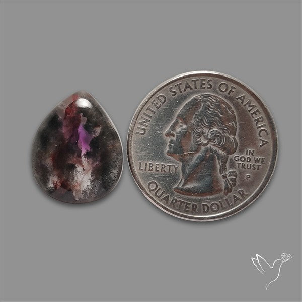 Super Seven Amethyst with Cacoxenite Cabochon