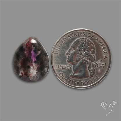 Super Seven Amethyst with Cacoxenite Cabochon