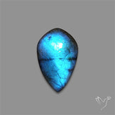 Deep Blue Labradorite Cabochon