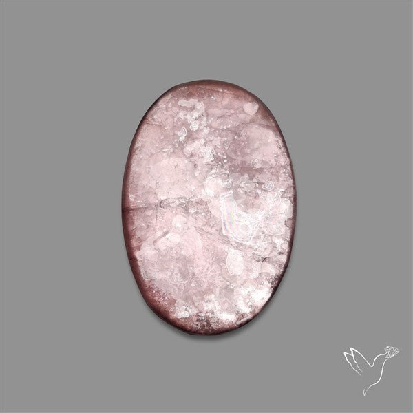 Gem Lepidolite Mica Cabochon Deep Purple