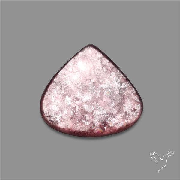 Gem Lepidolite Mica Cabochon Deep Purple
