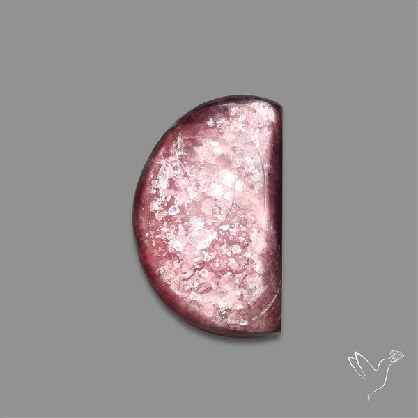 Gem Lepidolite Mica Cabochon Deep Purple