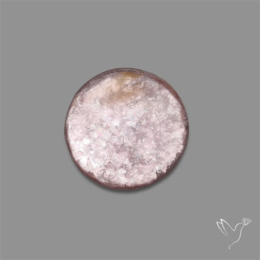 Gem Lepidolite Mica Cabochon Deep Purple
