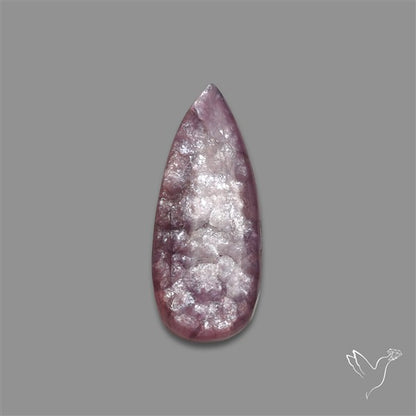 Gem Lepidolite Mica Cabochon Deep Purple