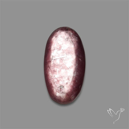 Gem Lepidolite Mica Cabochon Deep Purple