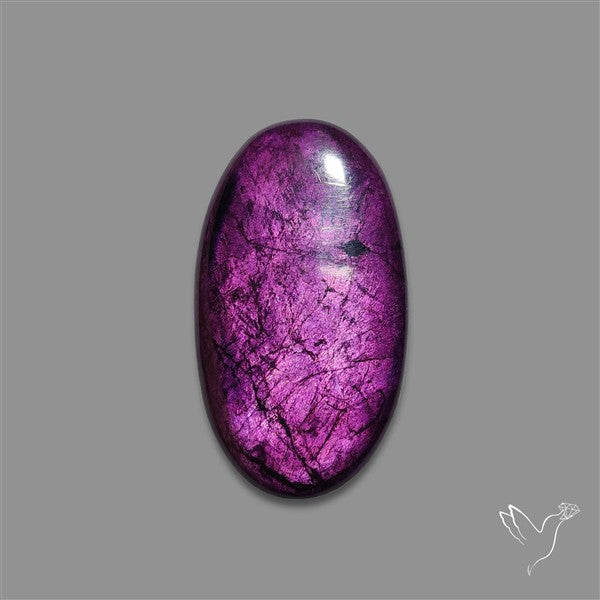 Purpurite Cabochon Deep Purple Flash