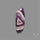 Chevron Amethyst Cabochon