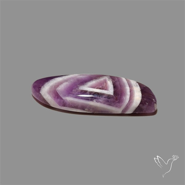 Chevron Amethyst Cabochon