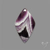 Chevron Amethyst Cabochon