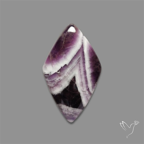 Chevron Amethyst Cabochon