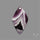 Chevron Amethyst Cabochon
